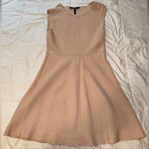 BCBGMaxAzria Tan Sleeveless Midi Dress